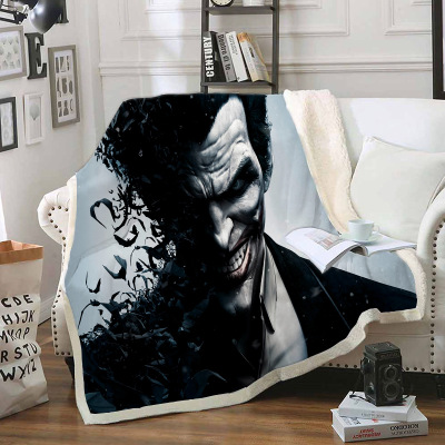 Joker Square Blanket Knee Blanket Sofa Blanket