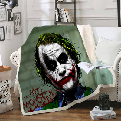 Joker Square Blanket Knee Blanket Sofa Blanket - Image 12