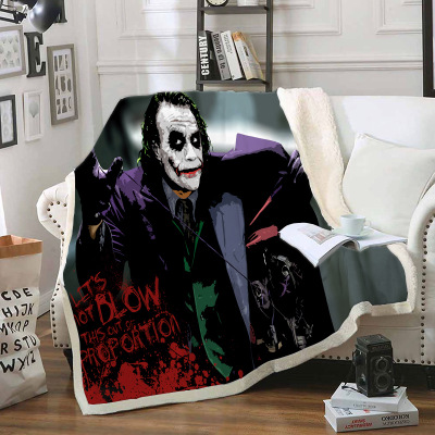 Joker Square Blanket Knee Blanket Sofa Blanket - Image 13