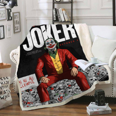 Joker Square Blanket Knee Blanket Sofa Blanket - Image 3