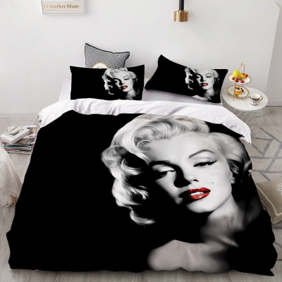 Marilyn Monroe 3 Piece Bed Set Giftcartoon