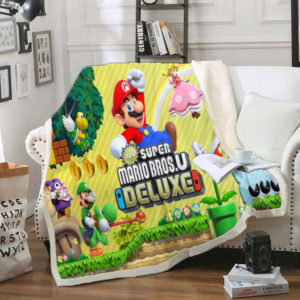 Mario Square Blanket Knee Blanket Sofa Blanket