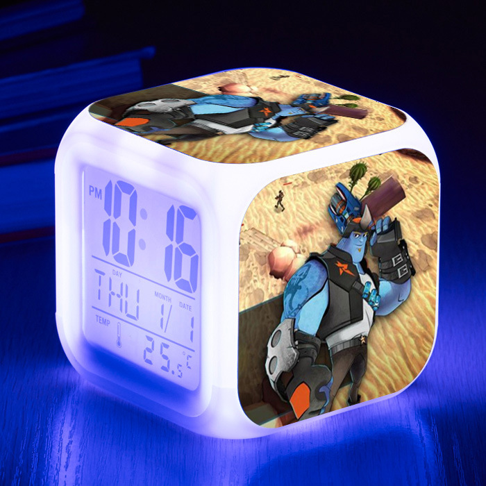Slugterra 7 Colors Change Digital Alarm LED Clock - Image 5