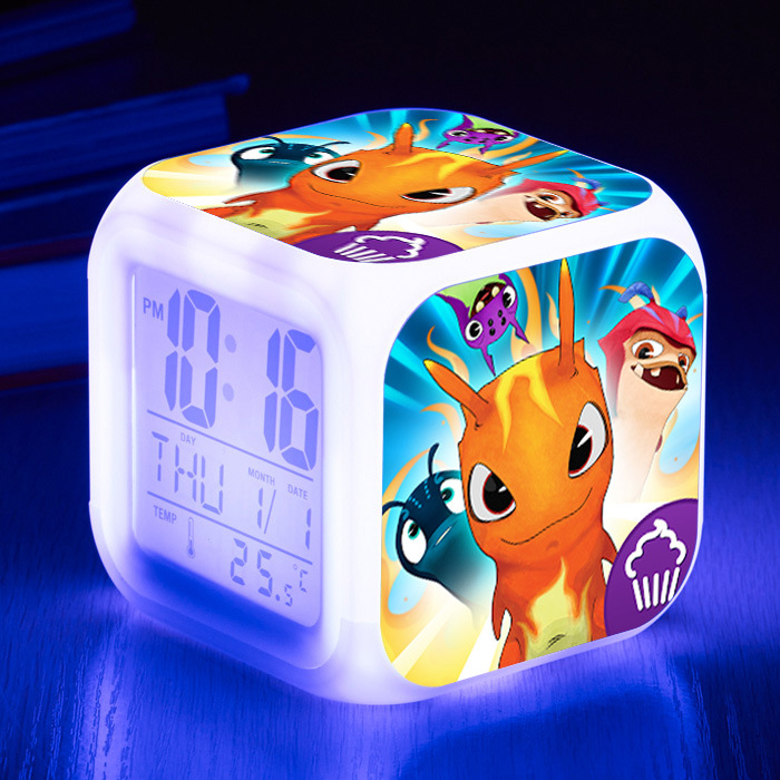 Slugterra 7 Colors Change Digital Alarm LED Clock - Image 22