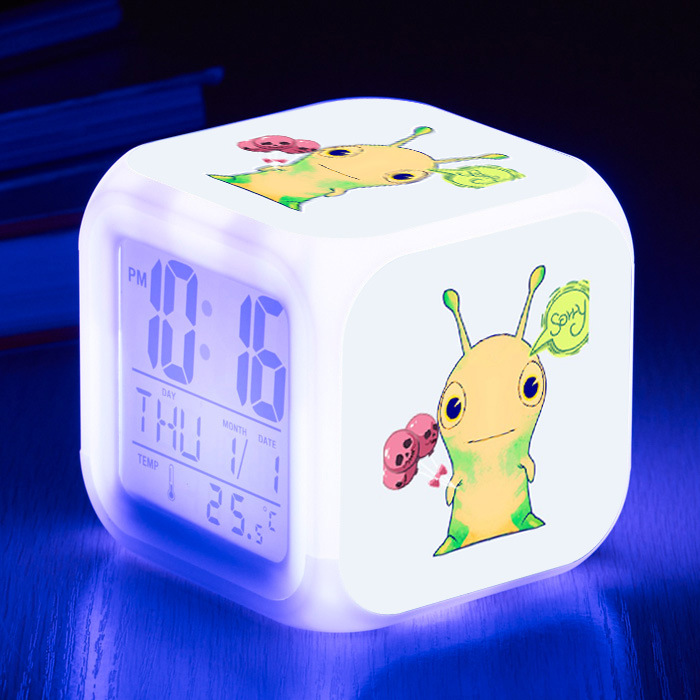 Slugterra 7 Colors Change Digital Alarm LED Clock - Image 2