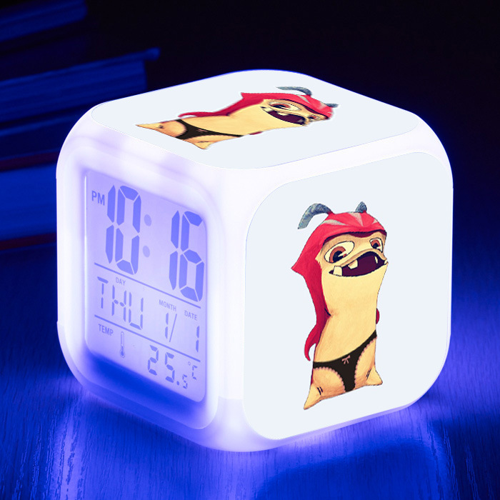 Slugterra 7 Colors Change Digital Alarm LED Clock - Image 32