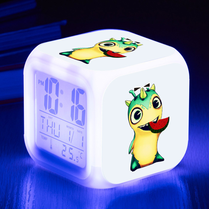 Slugterra 7 Colors Change Digital Alarm LED Clock - Image 27