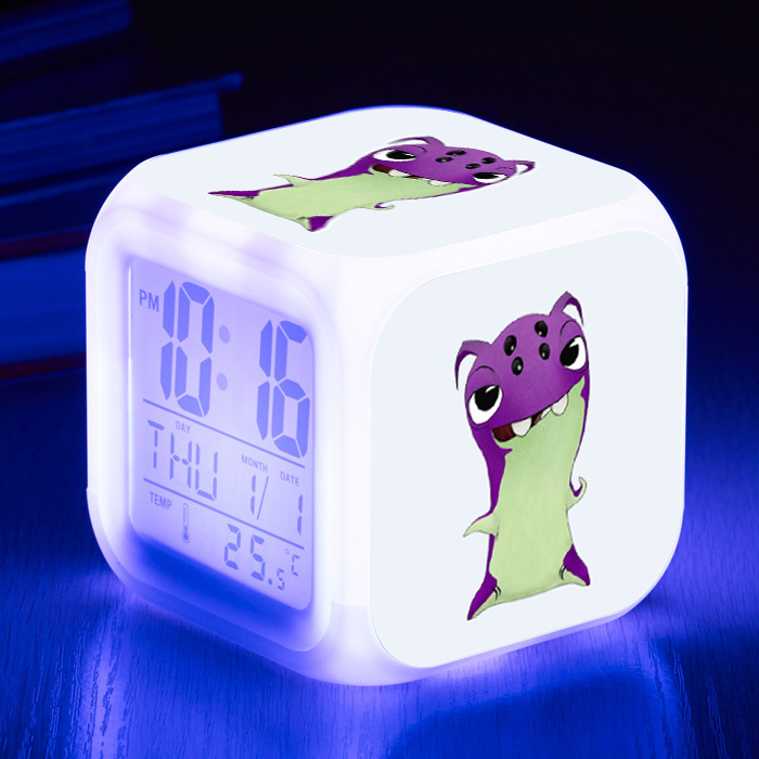 Slugterra 7 Colors Change Digital Alarm LED Clock - Image 24