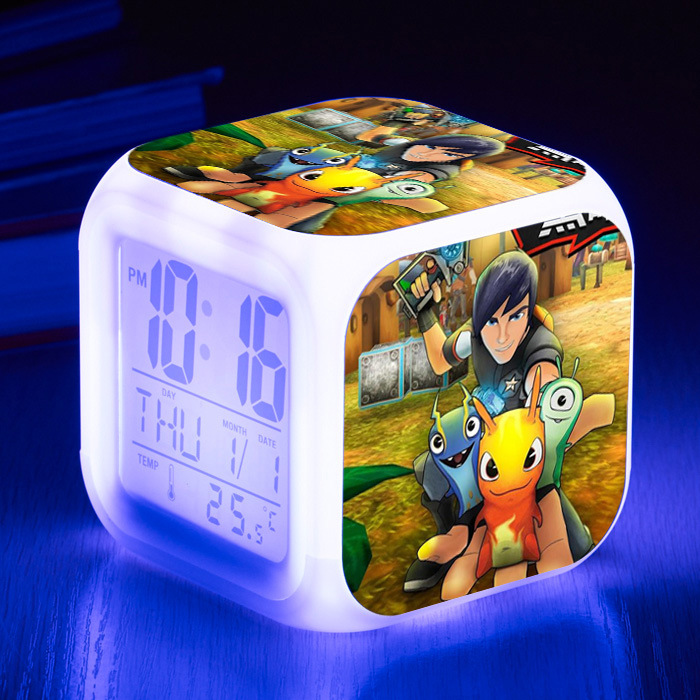 Slugterra 7 Colors Change Digital Alarm LED Clock - Image 20