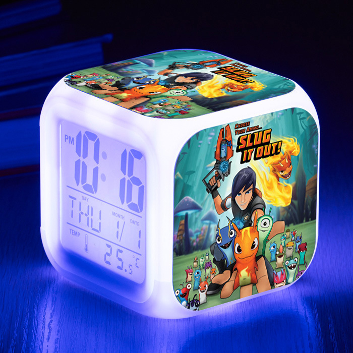 Slugterra 7 Colors Change Digital Alarm LED Clock - Image 18