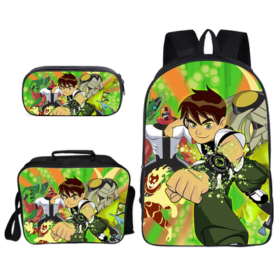 16″Ben 10 Backpack School Bag+Lunch Bag+Pencil Bag - Image 13