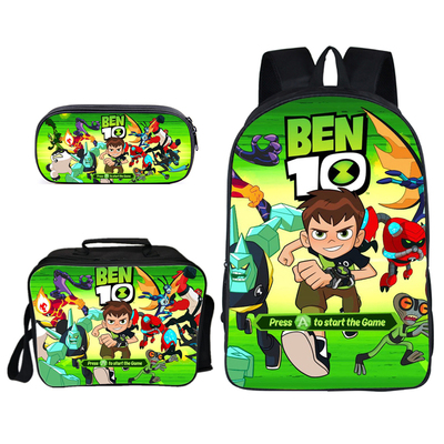 16″Ben 10 Backpack School Bag+Lunch Bag+Pencil Bag - Image 14