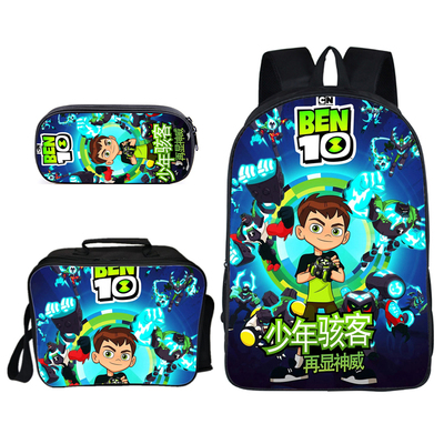 16″Ben 10 Backpack School Bag+Lunch Bag+Pencil Bag - Image 15
