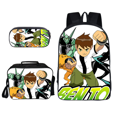 16″Ben 10 Backpack School Bag+Lunch Bag+Pencil Bag - Image 10