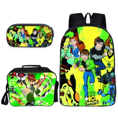 16″Ben 10 Backpack School Bag+Lunch Bag+Pencil Bag - Image 8