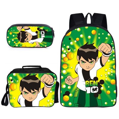 16″Ben 10 Backpack School Bag+Lunch Bag+Pencil Bag - Image 3
