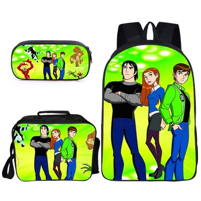 16″Ben 10 Backpack School Bag+Lunch Bag+Pencil Bag - Image 5