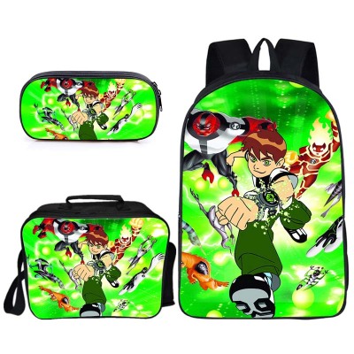 16″Ben 10 Backpack School Bag+Lunch Bag+Pencil Bag - Image 6