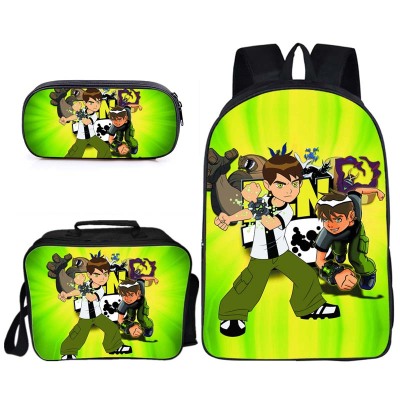 16″Ben 10 Backpack School Bag+Lunch Bag+Pencil Bag - Image 7