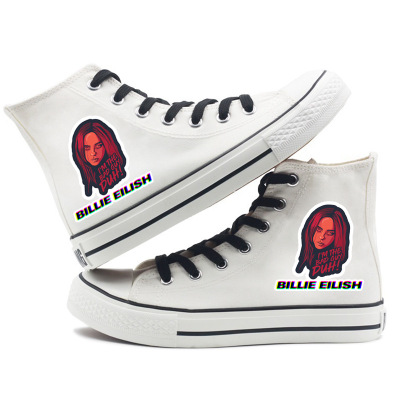 Billie Eilish High Canvas Shoes - Image 10