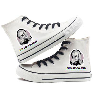 Billie Eilish High Canvas Shoes - Image 12