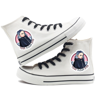 Billie Eilish High Canvas Shoes - Image 14