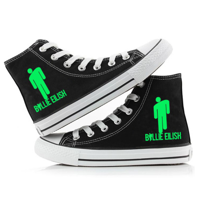 Billie Eilish High Canvas Shoes - Image 8