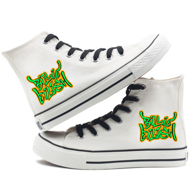 Billie Eilish High Canvas Shoes - Image 4