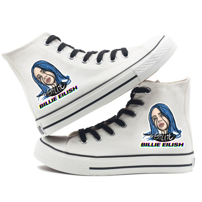Billie Eilish High Canvas Shoes - Image 6