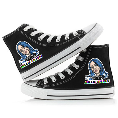 Billie Eilish High Canvas Shoes - Image 7