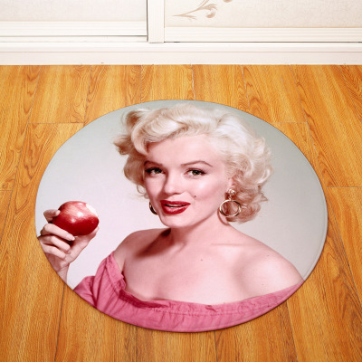 Marilyn Monroe Ultra Soft Indoor Modern Area Rugs Fluffy Living Room Carpets Suitable for Children Bedroom Round - Image 17