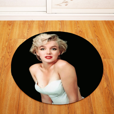 Marilyn Monroe Ultra Soft Indoor Modern Area Rugs Fluffy Living Room Carpets Suitable for Children Bedroom Round - Image 11