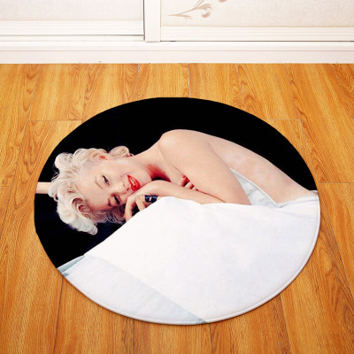 Marilyn Monroe Ultra Soft Indoor Modern Area Rugs Fluffy Living Room Carpets Suitable for Children Bedroom Round - Image 14