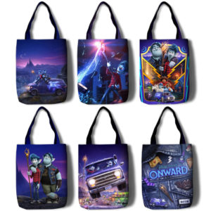 Onward Canvas Grocery Bag Shopping Bag Reusable Large Shopping Canvas Bags Natural White Cloth Shoulder Bags Canvas Tote Bag Perfect for Crafting Decorating