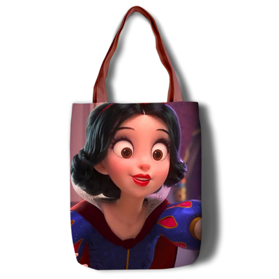 Ralph Breaks the Internet Canvas Grocery Bag Shopping Bag Reusable Large Shopping Canvas Bags Natural White Cloth Shoulder Bags Canvas Tote Bag Perfect for Crafting Decorating - Image 17