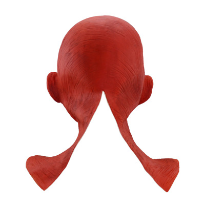 Red Skull Mask Helmet Latex Full Head Mask Cosplay Props - Image 4