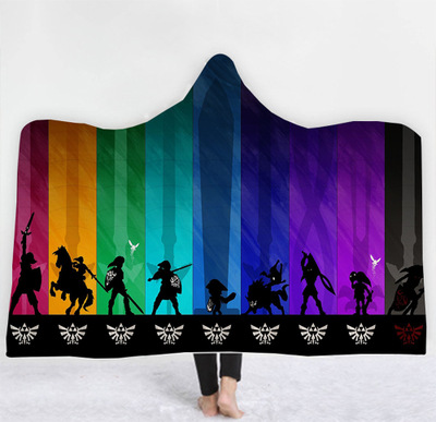 The Legend of Zelda Sofa Blanket Hooded Cape