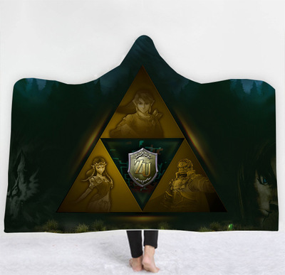 The Legend of Zelda Sofa Blanket Hooded Cape - Image 21