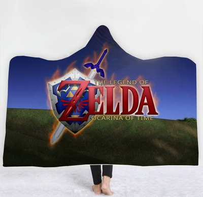 The Legend of Zelda Sofa Blanket Hooded Cape - Image 15