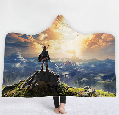 The Legend of Zelda Sofa Blanket Hooded Cape - Image 14