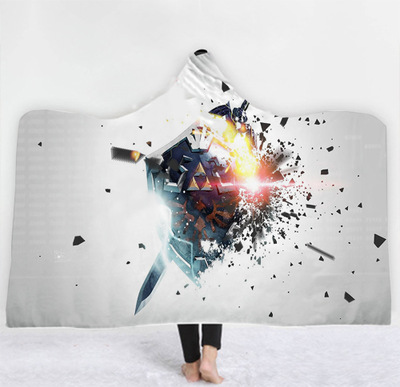 The Legend of Zelda Sofa Blanket Hooded Cape - Image 8