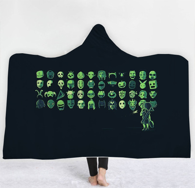 The Legend of Zelda Sofa Blanket Hooded Cape - Image 12