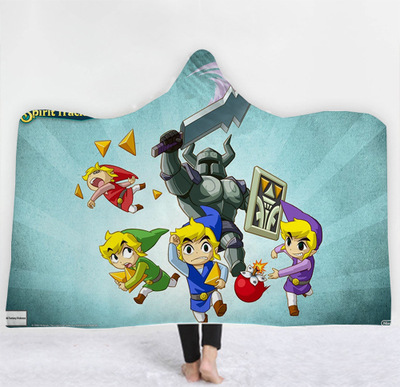 The Legend of Zelda Sofa Blanket Hooded Cape - Image 7