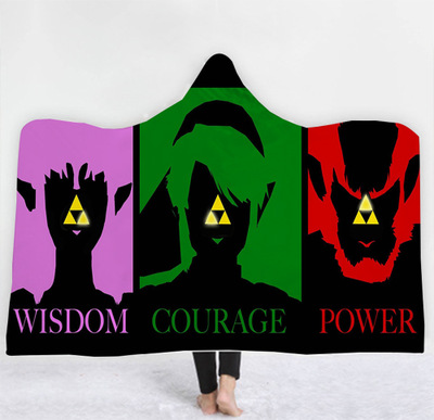 The Legend of Zelda Sofa Blanket Hooded Cape - Image 5