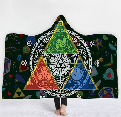 The Legend of Zelda Sofa Blanket Hooded Cape - Image 2