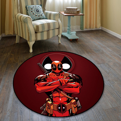 Deadpool Ultra Soft Indoor Modern Area Rugs Fluffy Living Room Carpets Suitable For Children Bedroom