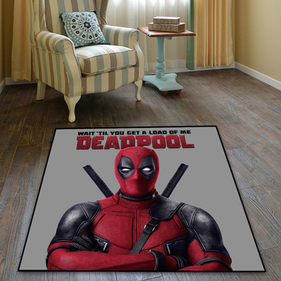 Deadpool Ultra Soft Indoor Modern Area Rugs Fluffy Living Room Carpets Suitable For Children Bedroom - Image 6
