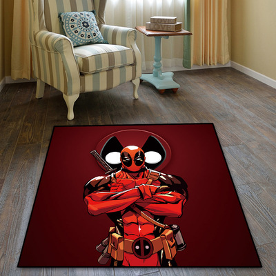 Deadpool Ultra Soft Indoor Modern Area Rugs Fluffy Living Room Carpets Suitable For Children Bedroom - Image 5