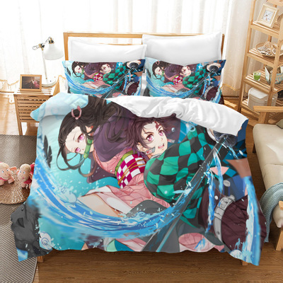 Demon Slayer Kimetsu no Yaiba 3-Piece Bed Set