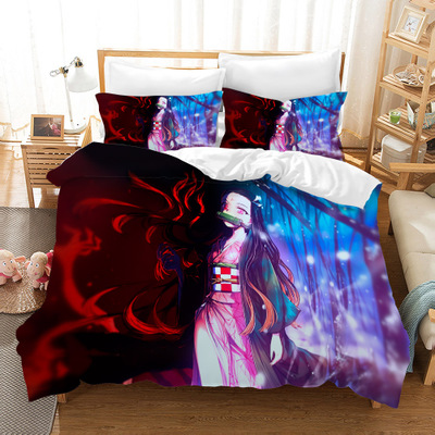 Demon Slayer Kimetsu no Yaiba 3-Piece Bed Set - Image 6